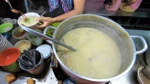 'Filipino Street Food | Lugaw Goto  - Rice Porridge'