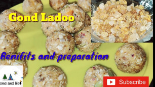 'Gond laddu|Benefits of Gond|ladoo in telugu|Pregnancy food|Home and Me|nutrition food|Dryfruit ladoo'