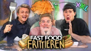 'WIR FRITTIEREN FAST FOOD IN XXL mit CrispyRob & Dima | Joey\'s Jungle'