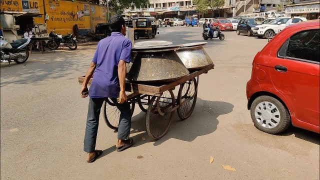 'Biryani on Hand Cart | Long Waiting Line for Biryani | Indian Street Food'