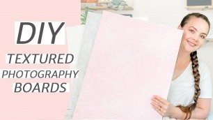 '(EASY) DIY Textured Photography Background | DIY Styling Boards'