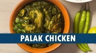 'Palak Chicken || Palak Chicken Recipe || How To Prepare Palak Chicken || Wirally Food'