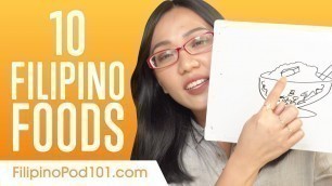 'Learn the Top 10 Filipino Foods'