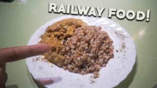 'TRANS SIBERIAN RAILWAY FOOD! - Food on the Trans Siberian Railway Journey!'