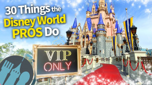 '30 Things the Disney World Pros Do'