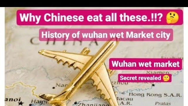 'Story of wuhan wet market/history of china/why chineese eat all these?! /china/wuhan/wet market'