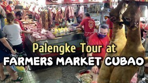 'PALENGKE TOUR at FARMERS MARKET CUBAO | Filipino Food Market & Flower Garden in Quezon City'