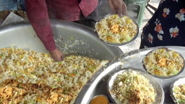 'Best Place to Eat Chicken Biryani in Nagpur | Half Plate 50 rs | Famous Nizam Ansari Biryani Wale'
