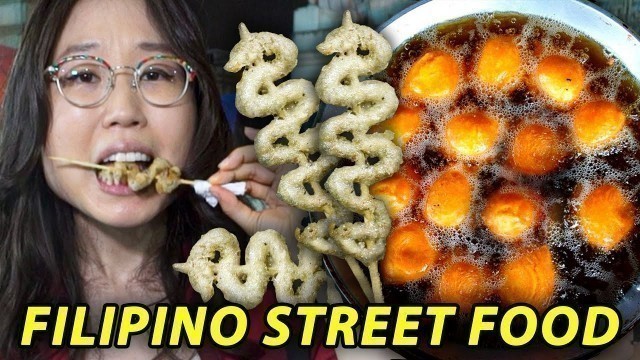 'FILIPINO STREET FOOD at Quiapo Market Tour 