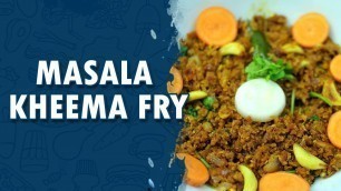 'Masala Kheema Fry | Mutton Keema Fry Recipe | Wirally Food'