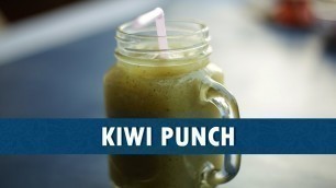 'Kiwi Punch || How To Prepare Kiwi Punch || Wirally Food'