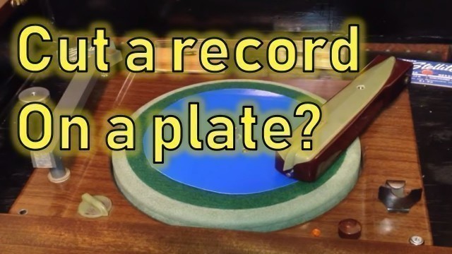 'Cutting a Record on a Solo Plastic Food Plate'