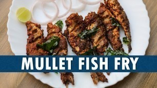 'Mullet Fish Fry || How To Prepare Mullet Fish Fry || Mullet Fish Fry Recipe || Wirally Food'