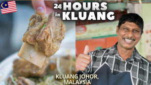 '24 Hours in KLUANG MALAYSIA: KLUANG Street Food in MALAYSIA | Kluang Coffee | JOHOR MALAYSIA Travel'