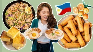 'Eating Only FILIPINO Food for 24 Hours 