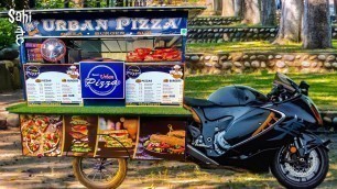 'Hayabusa wale Sardar Ji ka Branded Street Pizza | Street Food India'