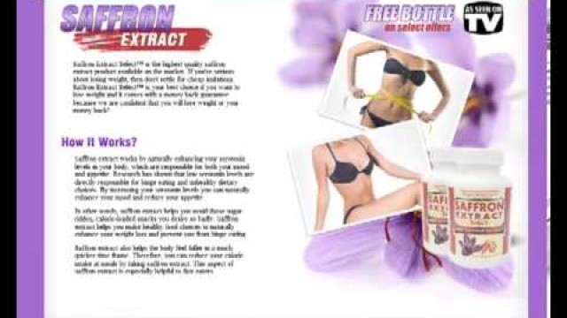 'Saffronextractoffer. The best remedy for weight loss.'