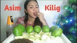 'FILIPINO FOOD/GREEN MANGO MUKBANG'