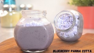 'Blueberry Panna Cotta | Purple Food Challenge | Purple Food For Last Day Of Navratri | HP #ytshorts'