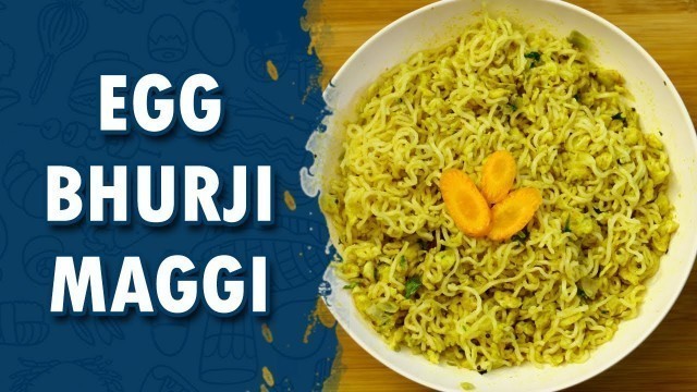 'Egg Bhurji Maggi || How To Make Egg Bhurji Maggi || Wirally Food'