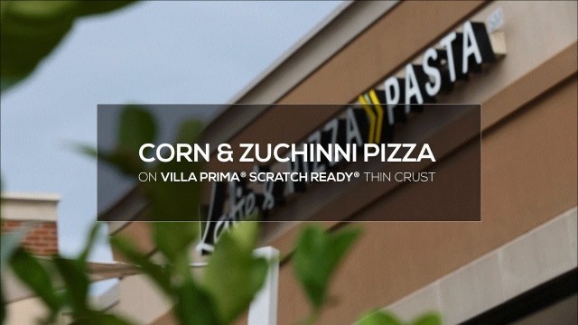 'Schwan\'s Chef Collective: Fall Recipe - Corn and Zucchini Pizza'
