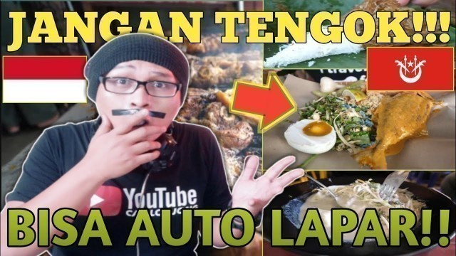 'AUTO LAPAR!! NASI KERABU + Malay Food Tour in Kelantan Street Food Malaysia! | Cak Lonjong React'