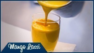 'Mango Lassi Recipe || Summer drink || సమ్మర్ స్పెషల్ మ్యాంగో లస్సి ||  Wirally Food'