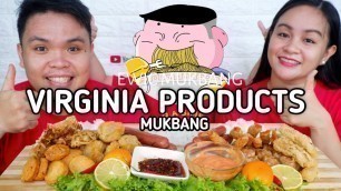 'VIRGINIA PRODUCTS Mukbang / Filipino Food Mukbang / Mukbang Philippines / Pinoy Food Style'