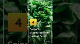 'Mind Blowing Food Facts | Spinach Part1 | Healthy Eating | Weight Loss #shorts'