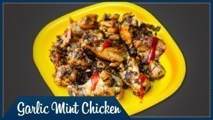 'Crispy Garlic Mint Chicken || Mint Chicken Fry || Pudhina Chicken Fry || Wirally Food'