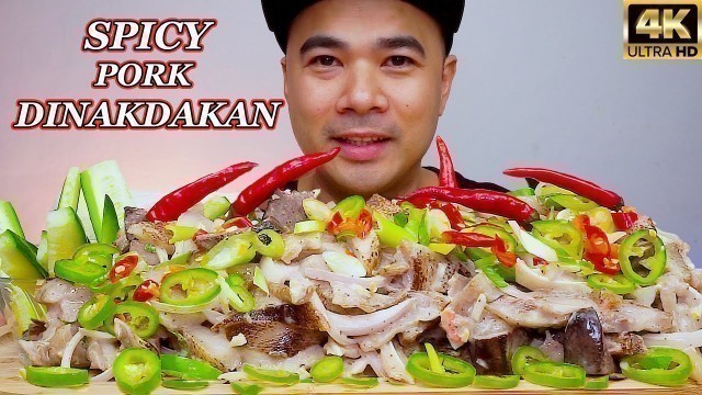 'SPICY PORK DINAKDAKAN | Mukbang Philippines | FILIPINO FOOD | Pinoy Mukbang | @ALFIE EATS'