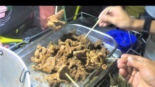 'Filipino Street Food | Pritong Atay ng Baboy -  Fried Pig Liver'
