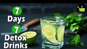 '7 Day Detox Drink | Weight Loss Recipes | Detox Drinks To Lose Weight | Fat Cutter Drink'