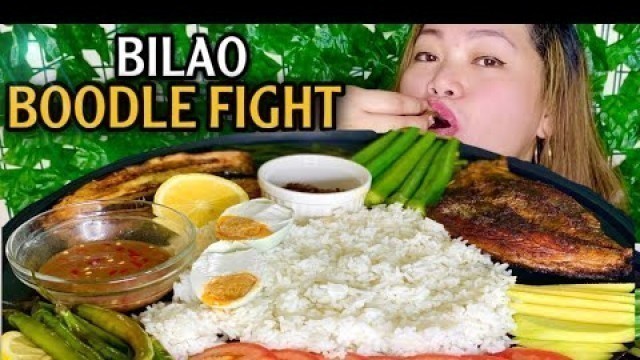 'BILAO BOODLE FIGHT MUKBANG | FILIPINO FOOD MUKBANG PHILIPPINES'