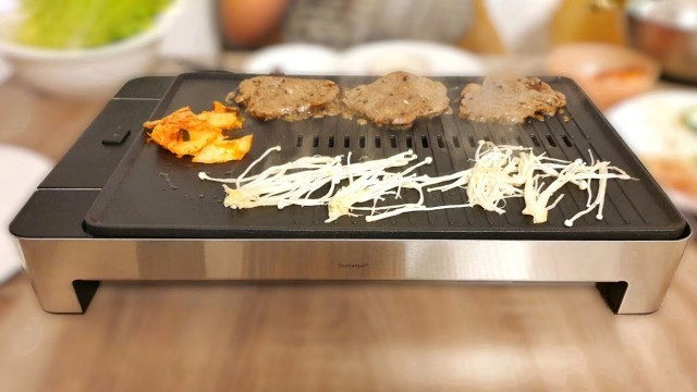 'How to make Korean BBQ Hot Plate at home DIY Food WMF Lono Table Grill Stone Barbecue Tischgrill'