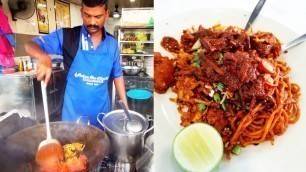 'Noor Mee Kuah Mee Goreng Butterworth Since 1961 Penang Street Food Malaysia 加大辣的印度炒面'