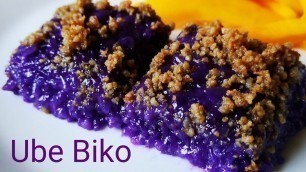 'Ube Biko (with your favorite toppings, Pinoy Mireyenda, Filipino Food)'