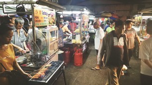 'Street Food Malaysia Penang Street Video Reservoir Garden Satay Oyster Omelete Wanton Mee and MORE'