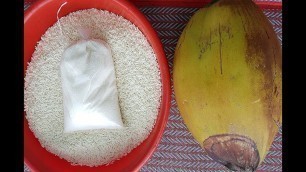 'Amazing Cooking Dessert Rice With Coconut -Cooking Dessert Recipes -Village Food Factory -Asian Food'