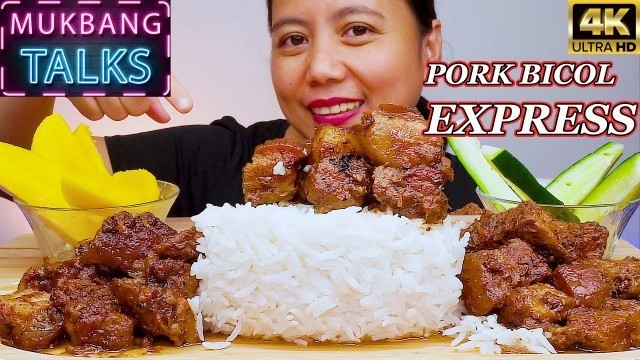 'NAGMAMANTIKANG BICOL EXPRESS | Mukbang Philippines | FILIPINO FOOD | @Eat with Cathleen'