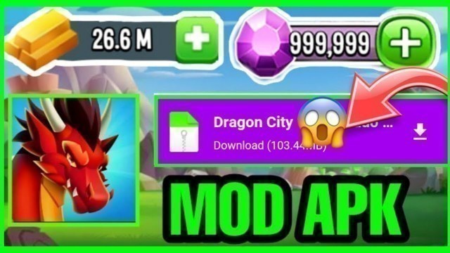 'Dragon City Mod Menu 2021 V.12.2.3 Unlimited Gems & Gold Dragon City Mod Apk 2021 Update !'