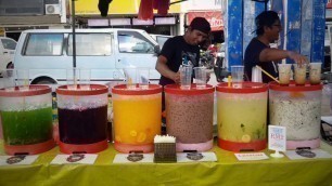 'Malaysia Street Food | Air Balang Aquarium - Pasar Malam'