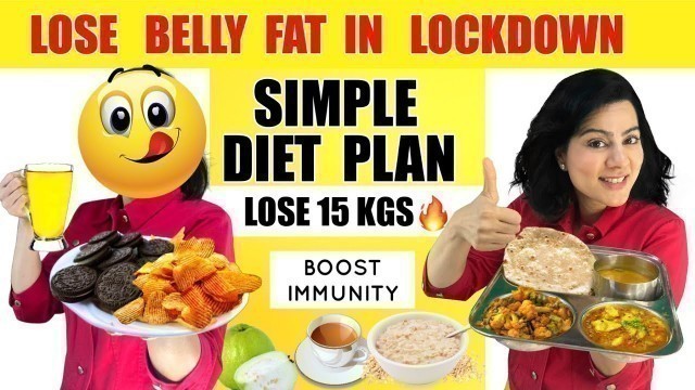 'Simple Diet Plan To Lose Belly Fat Fast 