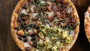 'Schwan\'s Chef Collective Spring Pizza Toppings: Quatrostagione Pizza'