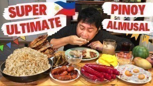 'SUPER ULTIMATE PINOY ALMUSAL!!! Filipino Breakfast!!! Filipino Food. Mukbang.'