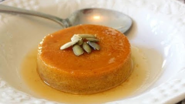 'Food Wishes Recipes - Pumpkin Flan Recipe - Holiday Special: Low Fat Pumpkin Flan - Pumpkin Custard'
