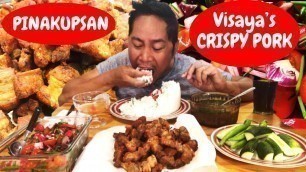 'BISAYA\'s Crispy Pork \"PINAKUPSAN\" MUKBANG. Filipino Food.'