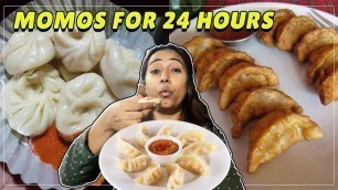 'I ONLY ATE MOMOS FOR 24 HOURS | Food Challenge'