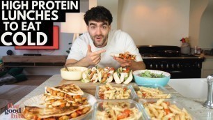 'EASY HIGH PROTEIN PACKED LUNCHES TO EAT COLD | HOW TO MEAL PREP LIKE A BOSS - Ep. 2'