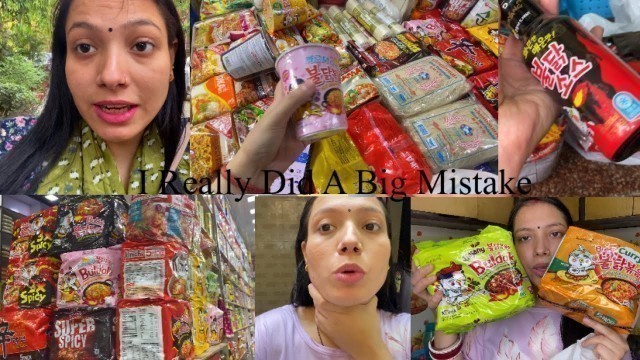 'My Korean Food Shooping Vlog | Mujhe Aisa Nahi Karna Chahiye Tha, Ab Patani Kya Hoga......'